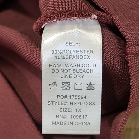 Shinestar scuba style pencil skirt size 1X - Picture 5 of 7